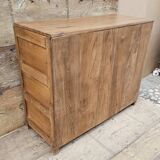 Ancien vaisselier en teck birman