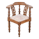 Vintage Danish Oak Corner Chair, 1940s