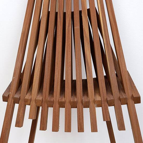 Paire de chaises pliantes en teck - intérieur extérieur