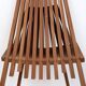 Paire de chaises pliantes en teck - intérieur extérieur