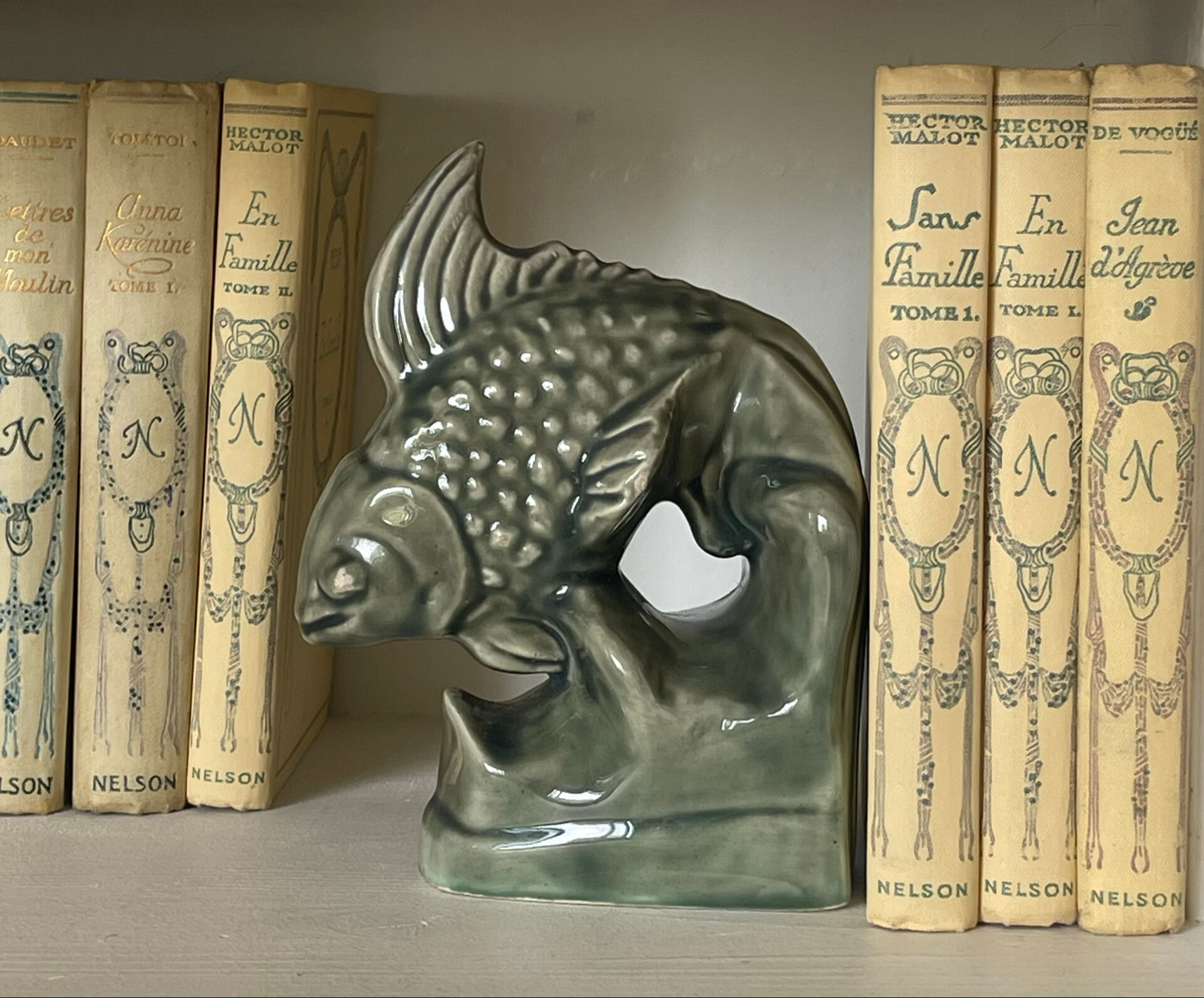 Sculpture en céramique émaillée 1970