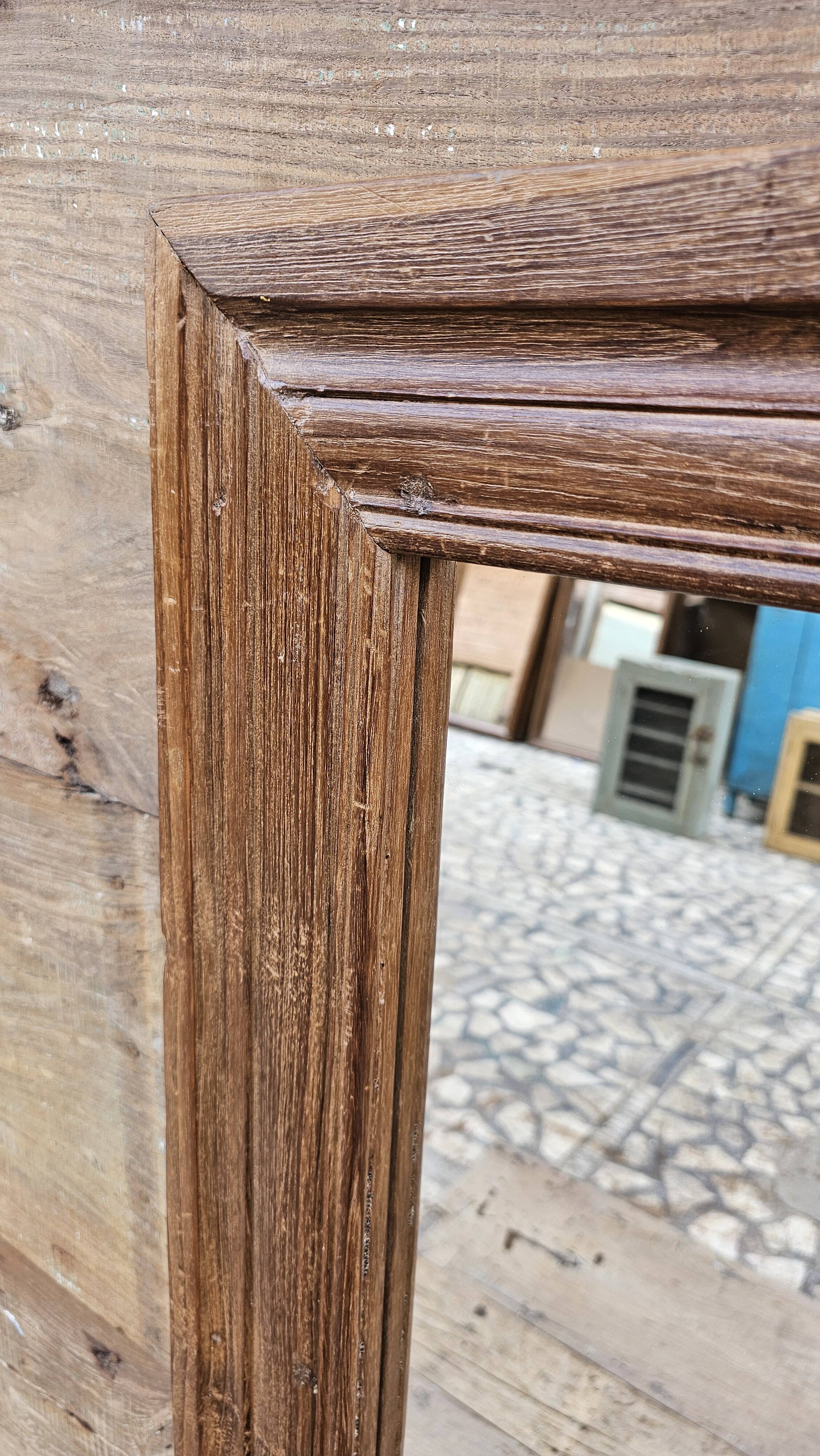 Teak mirror from Burma