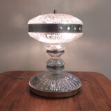 1970 Glass table lamp, Czechoslovakia