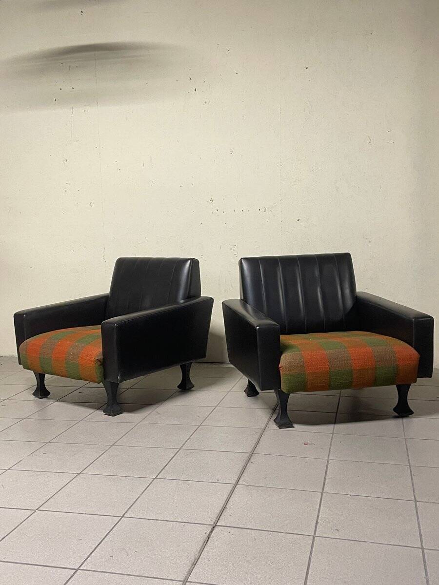 Armchairs, Italy, 1950s, set of 2