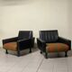 Armchairs, Italy, 1950s, set of 2