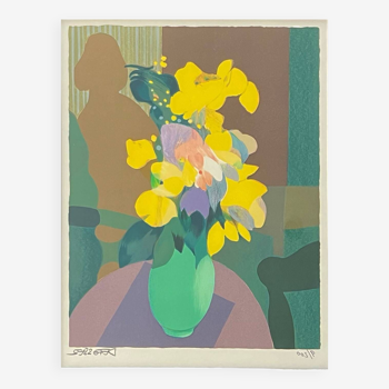 "Le bouquet jaune" par Alfred Defossez 1932