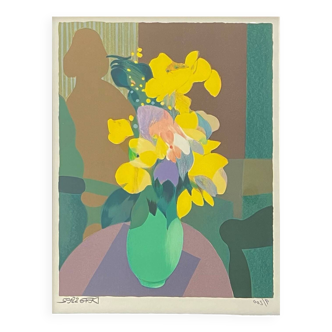 "Le bouquet jaune" par Alfred Defossez 1932