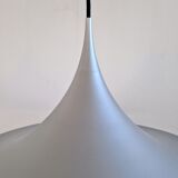 Silver colored Semi pendant lamp by Bonderup & Torsten Thorup for F&M