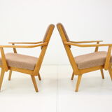 1960s Pair of Armchairs by Krasna Jizba, Czechoslovakia