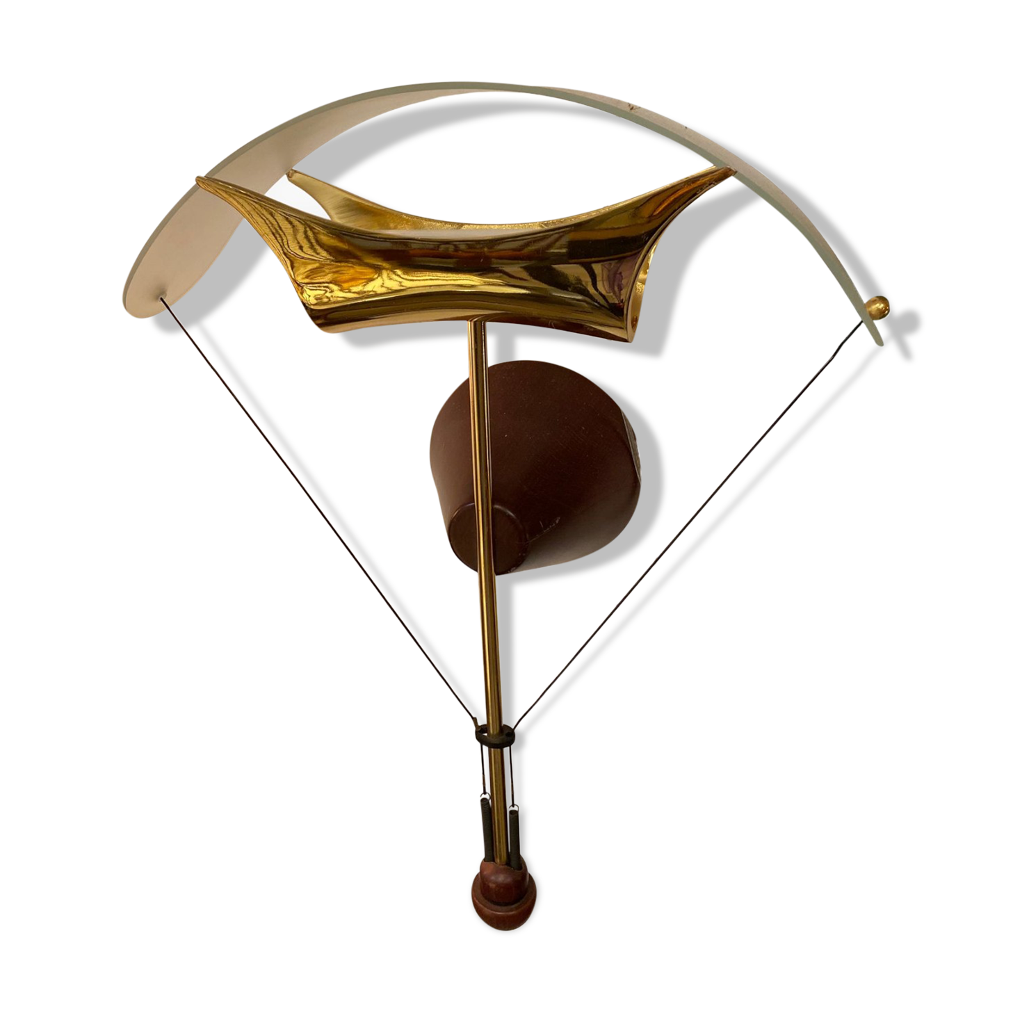 Vintage parachute sconce