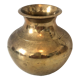 Vase laiton doré