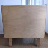 Designer wooden chest of drawers from the 60s