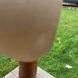 Vintage chair 50 taupe silk