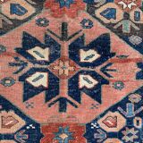 Tapis ancien persan kurde tribal 124x268 cm