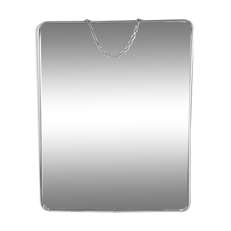 Barber mirror with chain 30x24cm