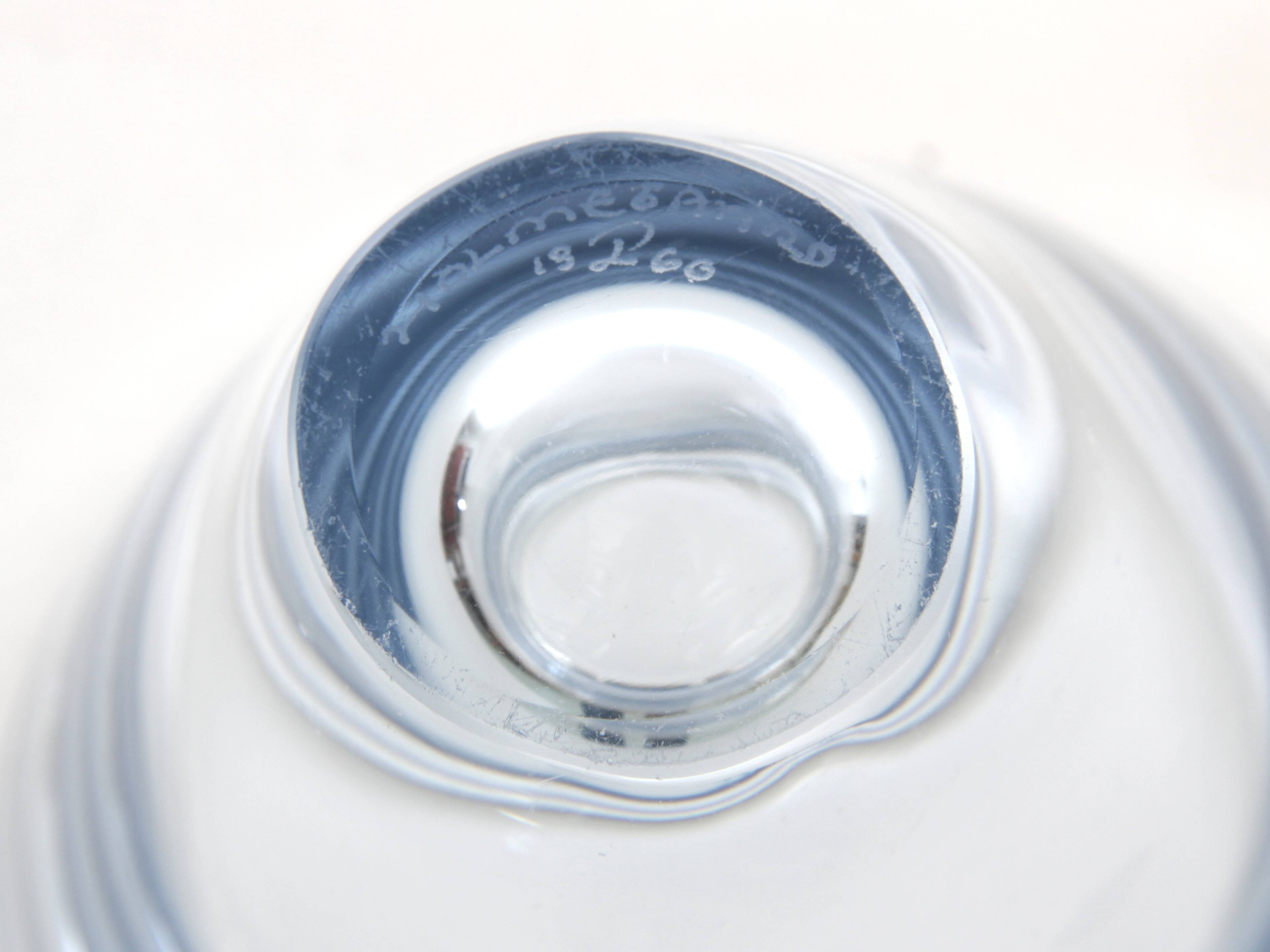 Small blown glass vase by Per Lütken