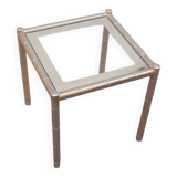 Gold-plated brass coffee table