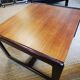 Table basse en bois vintage des années 70