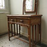 Rattan dressing table