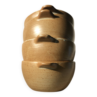 Stoneware ear bowls