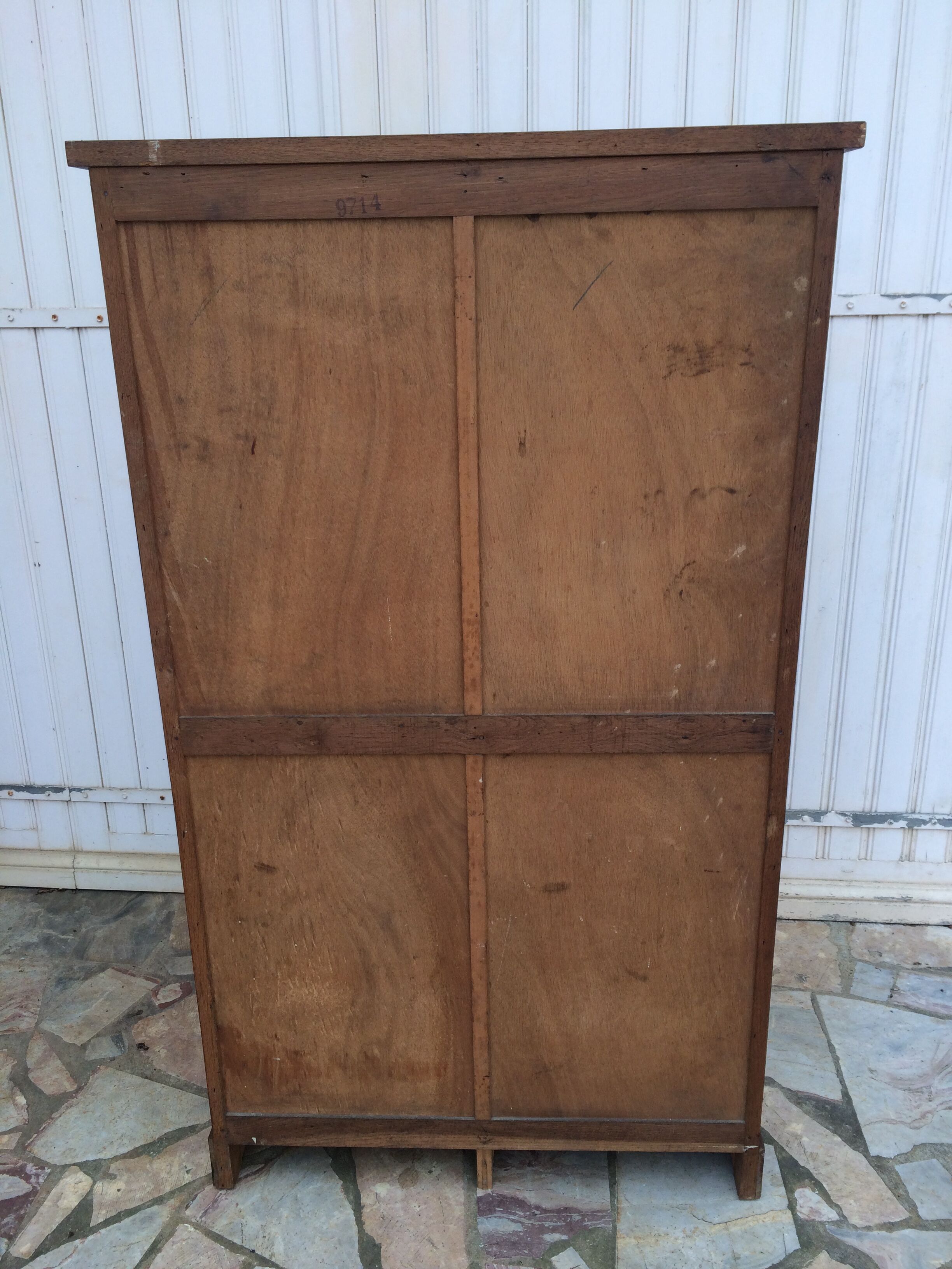 30s oak double curtain binder