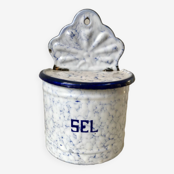 enamelled salt jar to be fixed early twentieth century