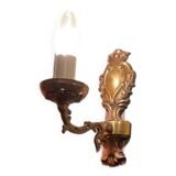 Applique une ampoule dorée vintage TBE