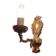 Applique une ampoule dorée vintage TBE