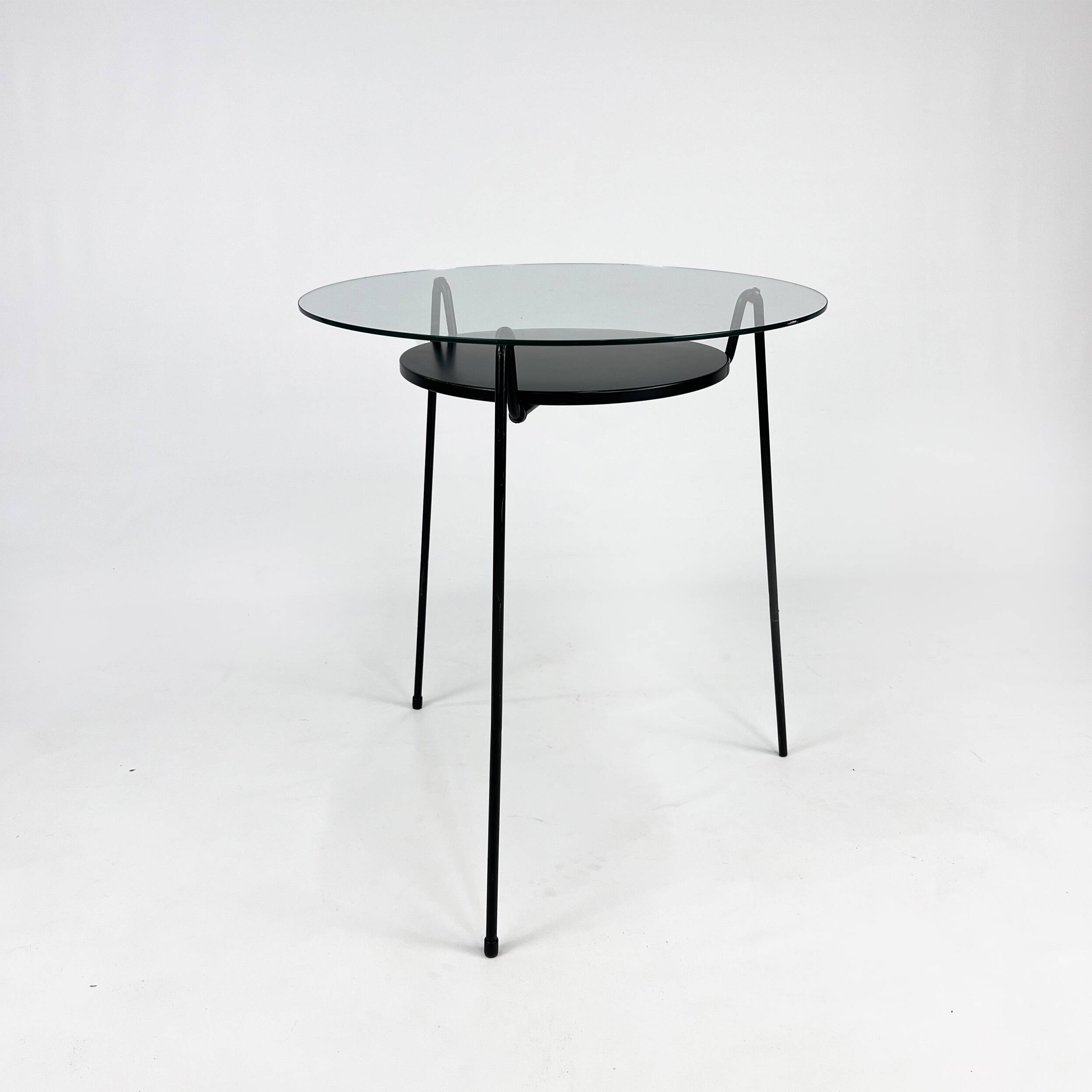 Mid Century Dutch Design SideTable by Wim Rietveld for Gispen, 1950s
