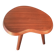 "Tripod plant stand 'bean', solid mahogany from the 1950s."