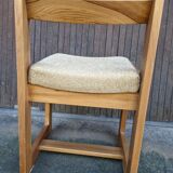 Maison regain set of 3 pieces in solid elm from the 70s and 80s.