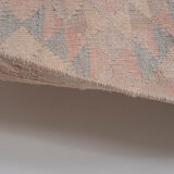 Large Vintage Bohemian Faded Color Kilim Tapestry Runner Rug, 1970s 89 x 298 cm