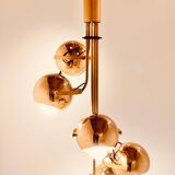 1960s golden Reggiani chandelier