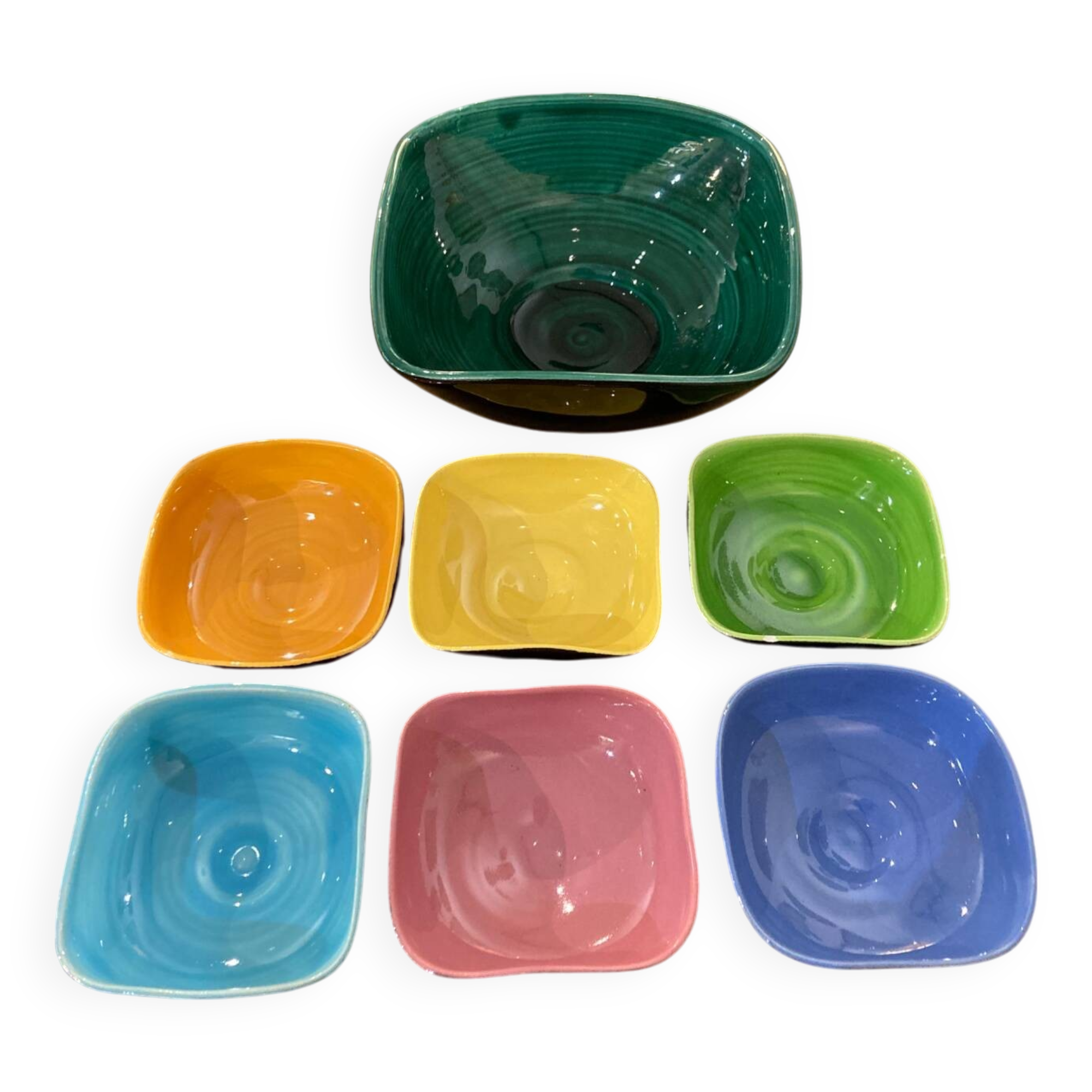 Fruit salad service from the 50s/60s