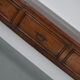 Antique french rustic farmhouse fruitwood & oak side table