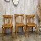 3 chaises Baumann dépareillées