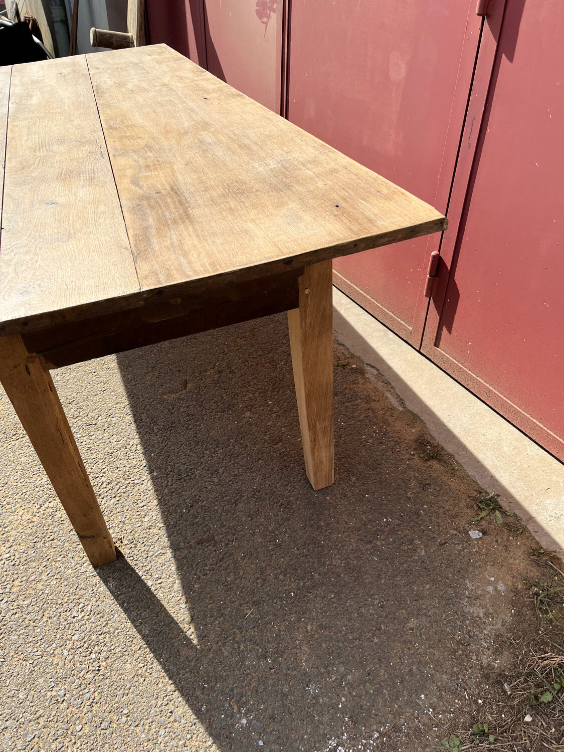 Oak farm table
