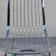 Set of 2 chrome metal chairs, Italian style from the 1970s.