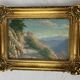 Oil on panel, landscape, Louis XVI style frame, early 20th century