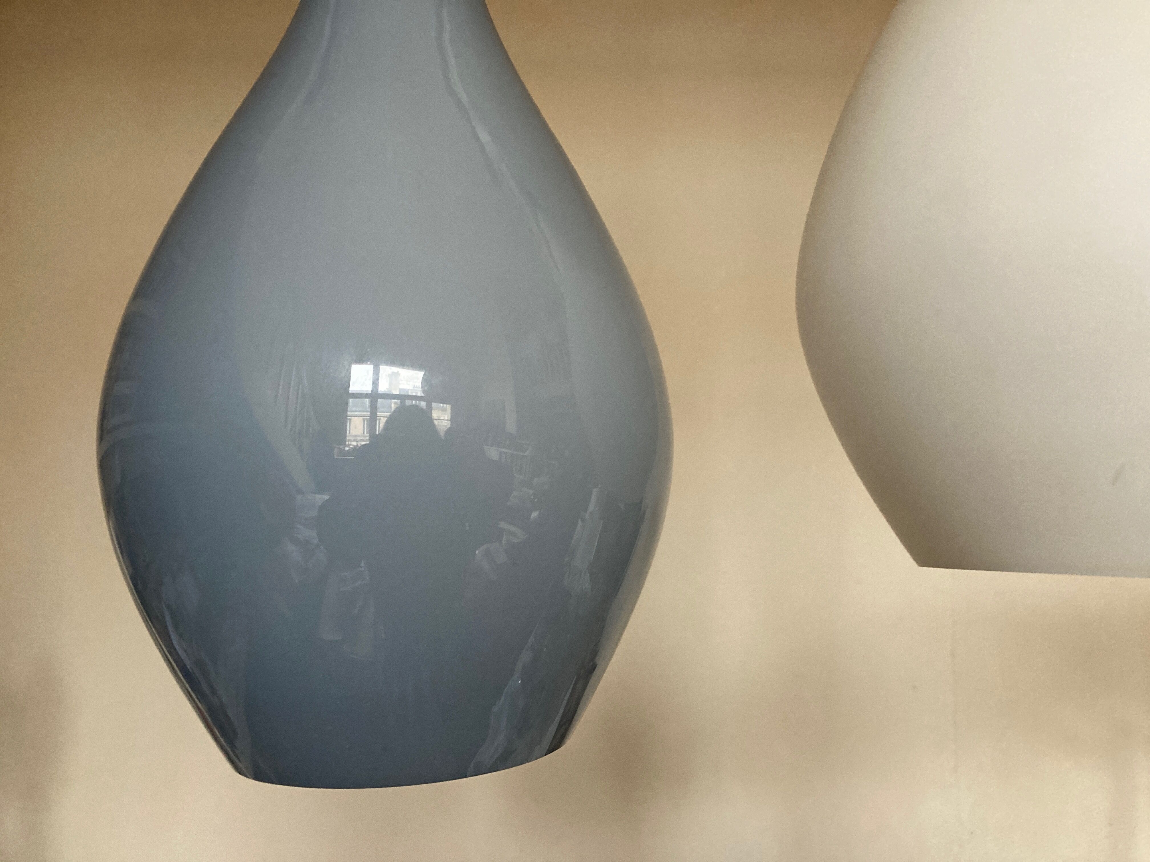 Pair of Tear Drop pendant lights by Holmgaard for Louis Poulsen Denmark 1960-1969