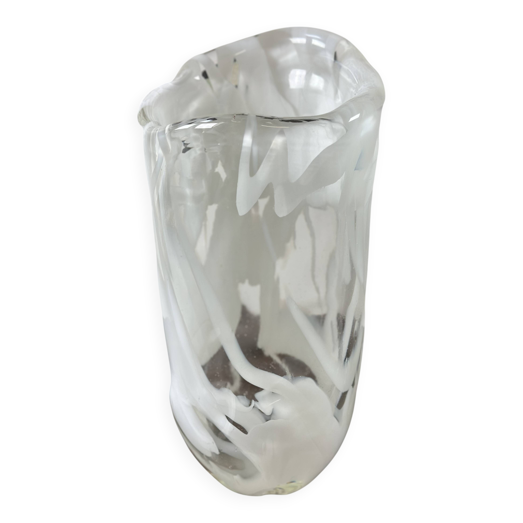 Vintage Murano glass vase, 1980