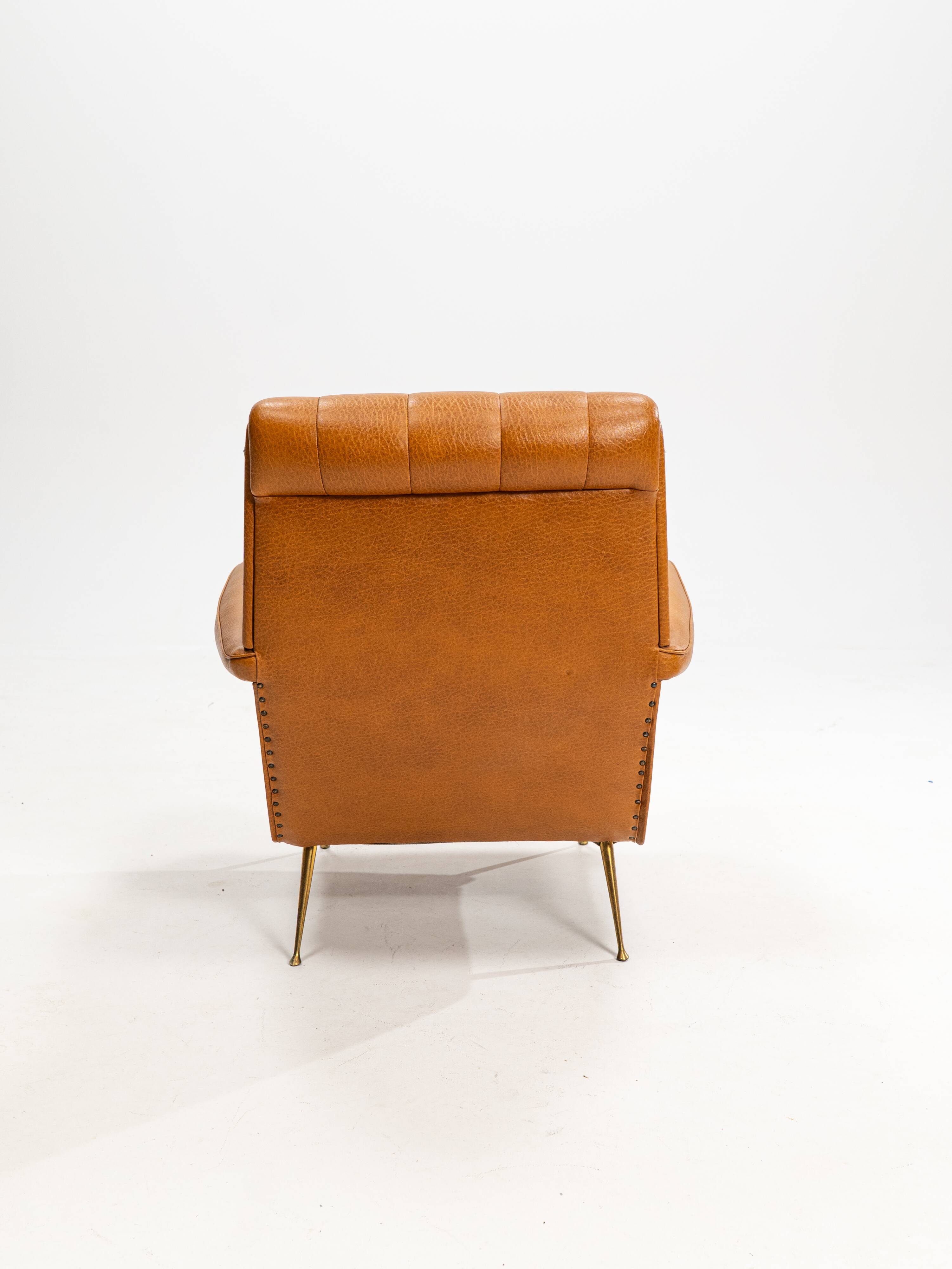Italian armchair in the style of 'Lady' by Marco Zanuso for Arflex, 1950s