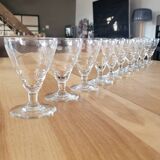 10 vintage wine glasses