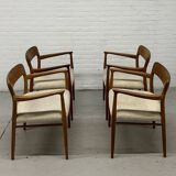 4 x Niels Otto Møller armchairs / Model 56