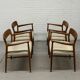 4 x fauteuils Niels Otto Møller / Modèle 56
