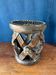 Traditional African stool. Hand-carved, richly decorated.