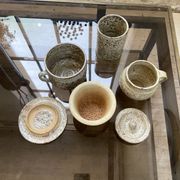 Stoneware herbal tea cup set La Hulotte Caylus