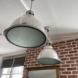 Pair of Original BTC England Titan Pendant Lights, Size 1