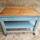 Old work table side table display table kitchen island