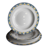 Lot of plates for the hostess line